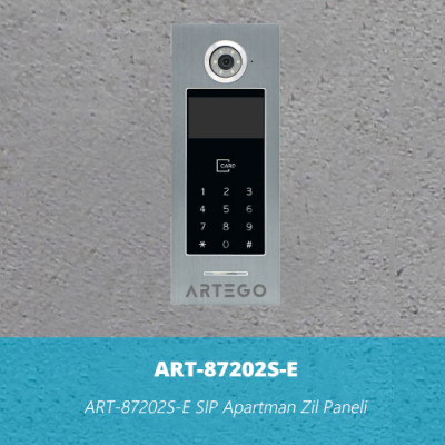 ART-87202S-E Artego SIP Apartman Kamera Zil Paneli