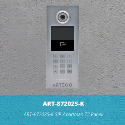 ART-87202S-K Artego SIP Apartman Zil Paneli