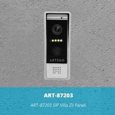 ART-87203 Artego SIP Villa Kamera Zil Paneli