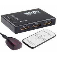 5 Port HDMI Switch Derin Adaptör & Çevirici
