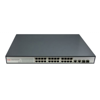 SWP-POE31024PFM Dayline 24-Port 100/1000Mbps+4 Port 100/1000Mbps Up-Link (Combo Ethernet Port & SFP Slots) Yönetilebilir Switch