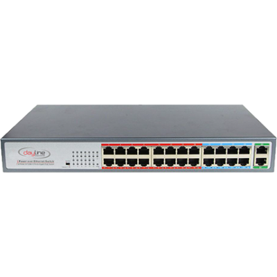 SWP-POE31024PL Dayline 26 Port Gigabit Uplink PoE Switch