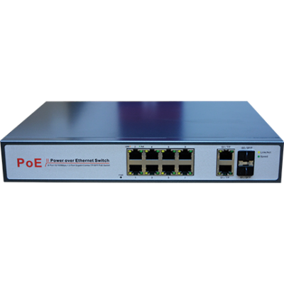 SWP-POE31108PFB Dayline 8-Port 10/100Mbps +2-Port 10/100/1000Mbps Up-Link( Combo Ethernet port & SFP slots ) Switch