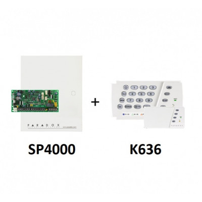 SP4000/K636 Paradox  SP4000/K636 Kablolu Alarm Seti