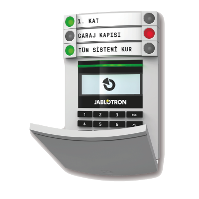 JA-154E Teknim Kablosuz Lcd Keypad (Pilsiz 4 Adet Bat-1V5-AA PİL Gerekir)