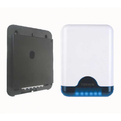 VAS-740B Teknim Kırmızı Pencereli Harici Siren (Metal İç Koruma)