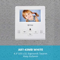 ART-40HD Artego Villa Görüntülü Diafon 4,3''LCD Renkli Monitor