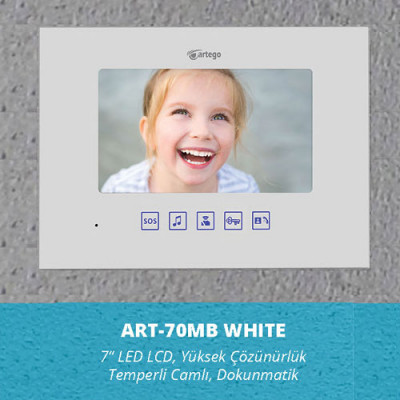 ART-70MB Artego 7” LCD Renkli Villa Monitör