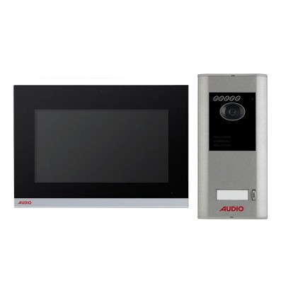 Audio 10.1″ Görüntülü Villa Set Bus Plus (Dokunmatik Ekranlı siyah)