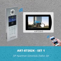 ART-87202K-Set 1 Artego SIP Bina Görüntülü Diafon Sistemi