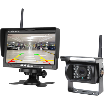 MK-M500W Markaj 7 Inch Monitörlü Kablosuz Geri Görüş Araç Kamera Seti