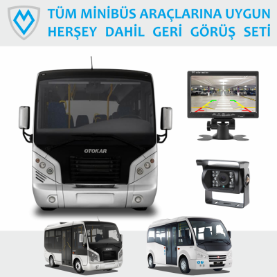 MK-MS500 Markaj 7 Inch Monitörlü Geri Görüş Minibüs Kamera Seti