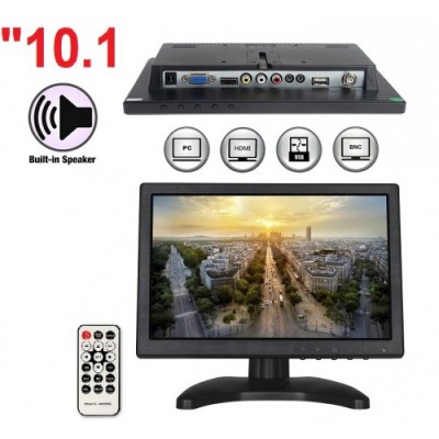 10.1" inç HD LED CCTV Monitör Derin Bnc Vga Av Hdmı Video Girişli