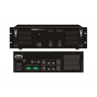 DP-2500 Decon 70-100 Volt 2x500 Watt 2 Kanal Trafolu Power Amfi