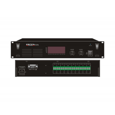 DP-7204 Decon 10 Bölgeli Anons Mikseri ve Monitör Paneli