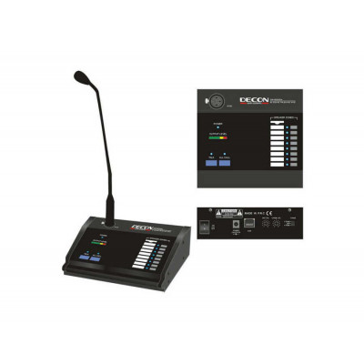 DP-8000A Decon 8 Bölge Anons Mikrofon Konsolu (DP-8000 için)