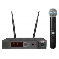 DM-510E Decon UHF Dijital Çift Anten 100 Kanal El Tipi Telsiz Mikrofon