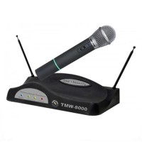 TMW-8000M Topp Pro UHF Çift Anten Analog Alıcı El Tipi Telsiz Mikrofon