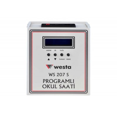 WS-207-S USB Westa Usb Girişli Akıllı Okul Saati WS-207-S USB Westa Usb Girişli Akıllı Okul Saati