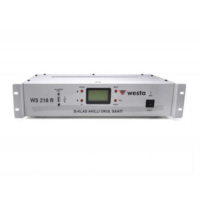 WS-216 R Westa Akıllı Okul Zil Saati WS-216 R Westa Akıllı Okul Zil Saati