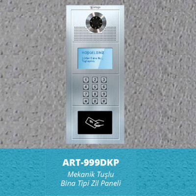 ART-999DKP Artego Apartman Görüntülü Diafon Djital Kapı Paneli